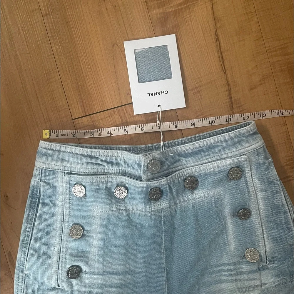 CC Coco Nautical Sailor Beach Denim Jean Shorts BNWT